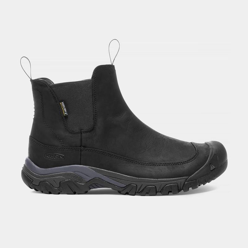 Discount Keen Anchorage III Waterproof Mens Chelsea Boots Black (3074-AKXCY)